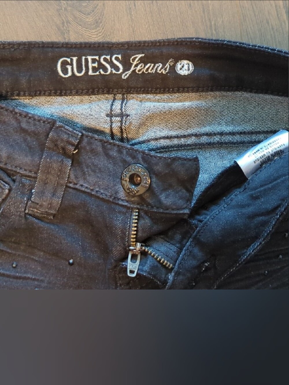 Guess Rhinestone Detailed Jeans - Picture 3 of 9